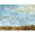 thumbnail image 2 of Meagher, Megan 24x19 White Modern Wood Framed Museum Art Print Titled - Birds in Flight I, 2 of 4