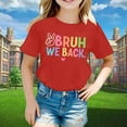 thumbnail image 2 of LEKDFST First Day of School Shirt for Girls Boys Pre Kindergarten 1st 2nd 3rd Grade Back to School T-Shirts Unisex Kids Short Sleeve Graphic Tees Red 10-11 Years, 2 of 5