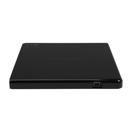 LG - 8x External USB 2.0 Double-Layer DVD±RW/±R/-RAM/CD-RW Drive - Black