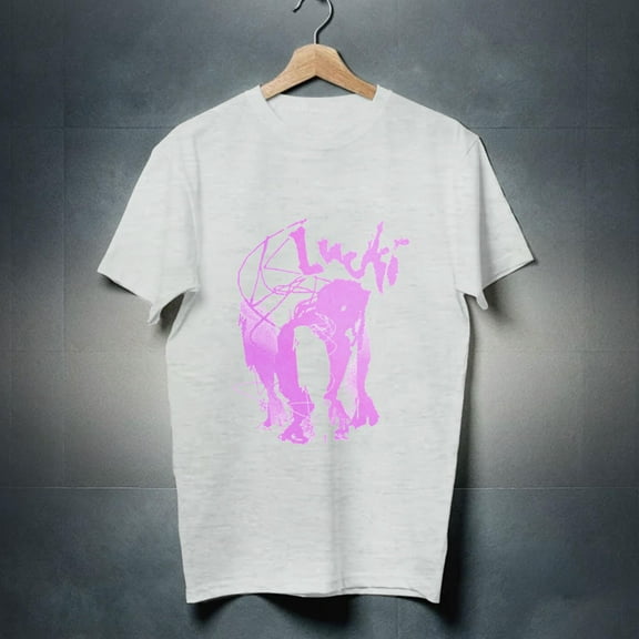 vintage Lucki Almost There Heavy Cotton Tshirt - Lucki Tee - Lucki T-Shirt-TH32877