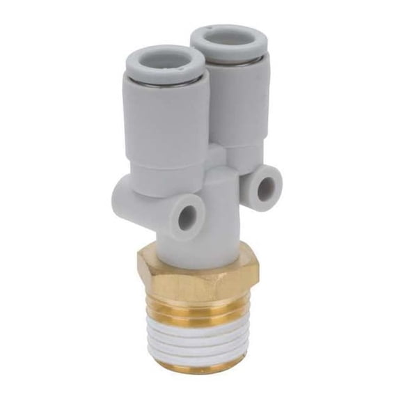 Smc Y Branch,8mm,TubexMale BSPT KQ2U08-02AS
