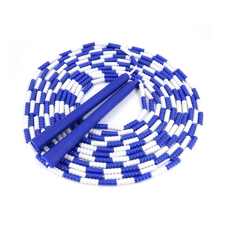 Gralara Adjustable Jump Rope With Beaded Segments And Digital