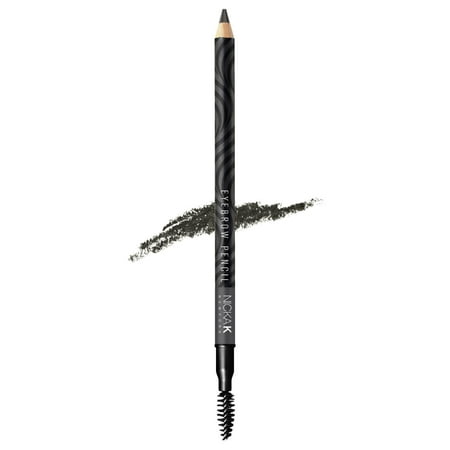 NICKA K Eyebrow Pencil - NEP02 Charcoal Gray (Best Grey Eyebrow Pencil)