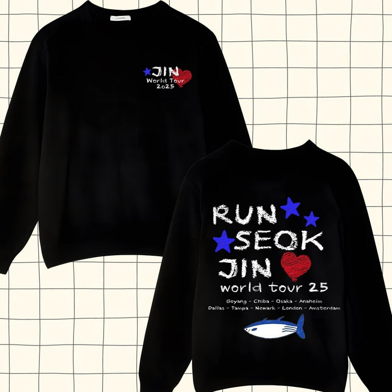 Run Seokjin ep Tour Shirt, Jin Tour 2025 Sweatshirt, Echo