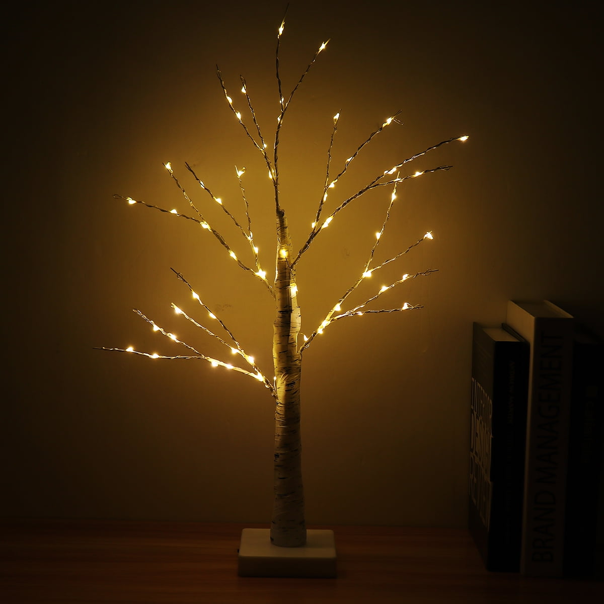 Christmas Tree with 55 LED Birch Twig Tree Lamp Warm Light Home