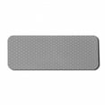thumbnail image 1 of Geometric Computer Mouse Pad, Repeating Pattern of Intricate Symmetric Triangles in Greyscale Tones Print, Rectangle Non-Slip Rubber Mousepad Large, 31" x 12", Grey and White, by Ambesonne, 1 of 2