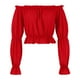 thumbnail image 2 of Sudadera con capucha de viaje,Blusa renacentista para mujer, manga larga, hombros descubiertos, fruncida, 100 % poliéster, ideal para otoño, invierno y primavera, sopatenor, 2 of 8
