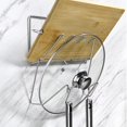 thumbnail image 1 of Soporte para tapa de olla, soporte organizador de tapa de olla de acero inoxidable montado en la pared, autoadhesivo, juego de 2 Banban ZefeiWu 8390613081391, 1 of 1