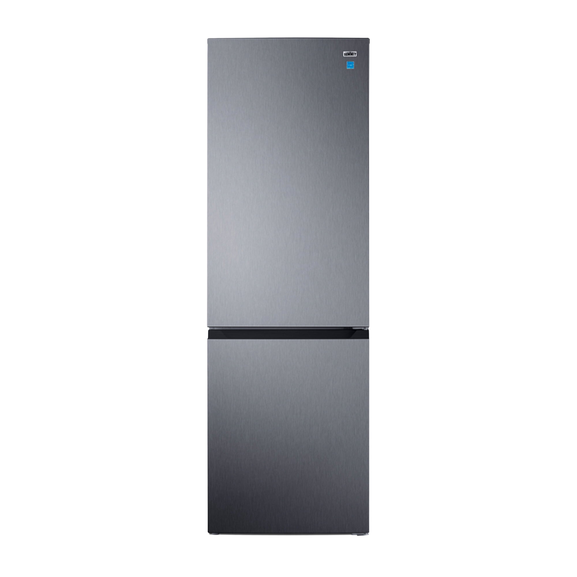 Summit 24 Inch Refrigerator, Bottom Mount Freezer, 10.5 cu.ft. Capacity, Stainless Steel Look - FFBF1031PLLHD (Left Handed Door Swing)