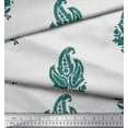 thumbnail image 2 of Soimoi Polyester Crepe Fabric Floral & Paisley Block Print Fabric by The Yard 52 Inch Wide, 2 of 3