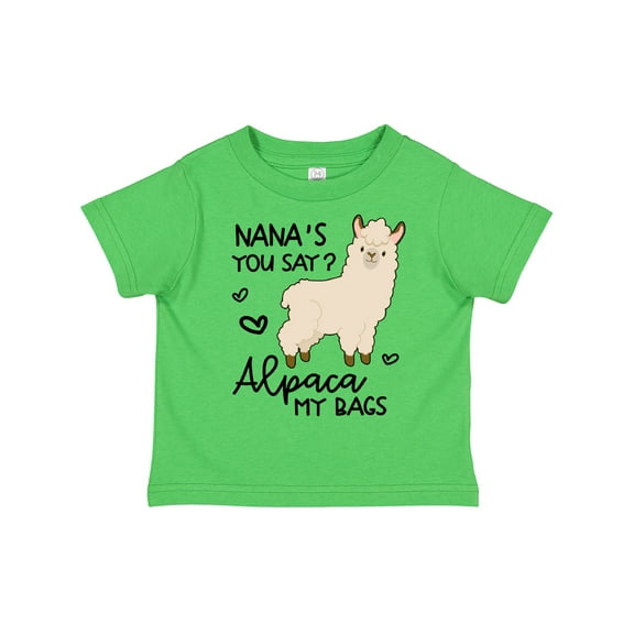 Inktastic Nana's You Say Alpaca My Bags Boys or Girls Toddler T-Shirt