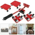 thumbnail image 2 of Heavy Furniture Shifter Lifter Moving Wheels Kit Roller Slider Mover Sofa Table Beds Removal Tool, 2 of 5