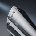 thumbnail image 5 of Jiibva Unisex Medieval Viking Gauntlet Arm Bracers PU Leather Mirror Silver 25cm, 5 of 7