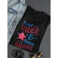 thumbnail image 3 of Land Of Freedom Memorial Usa Day T-Shirt Women -Image by Shutterstock, Female Large, 3 of 4