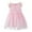 Pink, variant on Dresses for Girls Toddler Sleeveless Solid Color Mesh Prom Dresses Dance Party Evening Princess Dress Size 2 Y-3 Y