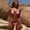 Pink, variant on Sexy Mini Bikini Shiny Women Set Thong Swimwear Swimsuits