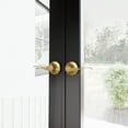 thumbnail image 3 of Design House Springdale Interior Universal Dummy Door Lever, Satin Gold, 3 of 15