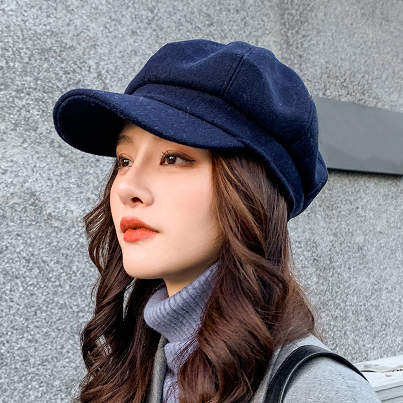 ZDWQFA Women Beret Newsboy Hat French Wool Cap Classic  display picture 1