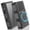 Black, variant on Power Bank Wireless Charger 49800mAh Built in Hand Crank and 3 Cables 18W Fast Charging Power Bank 7 Outputs & 4 Inputs Solar Portable Charger, SOS/Strobe/Strong Flashlights, Compass