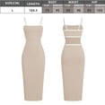 thumbnail image 2 of Vestido tubo con espalda descubierta, tirantes y huecos, estilo Spice Girl, sensual, francés, para mayores, 2 of 7