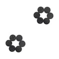 thumbnail image 4 of Tholdsy Pack of 6 Thumbstick Silicone Protector Maintenance Replacement Caps Spare Joystick Parts Console Covers Game Repair for PSVita Negro 2piezas, 4 of 6
