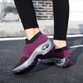 thumbnail image 5 of Women's Walking Sock Sneakers - Mesh Slip-On with Air Cushion | Modern Jazz Dance Shoes, Platform Loafers for Ladies & Girls, 5 of 8