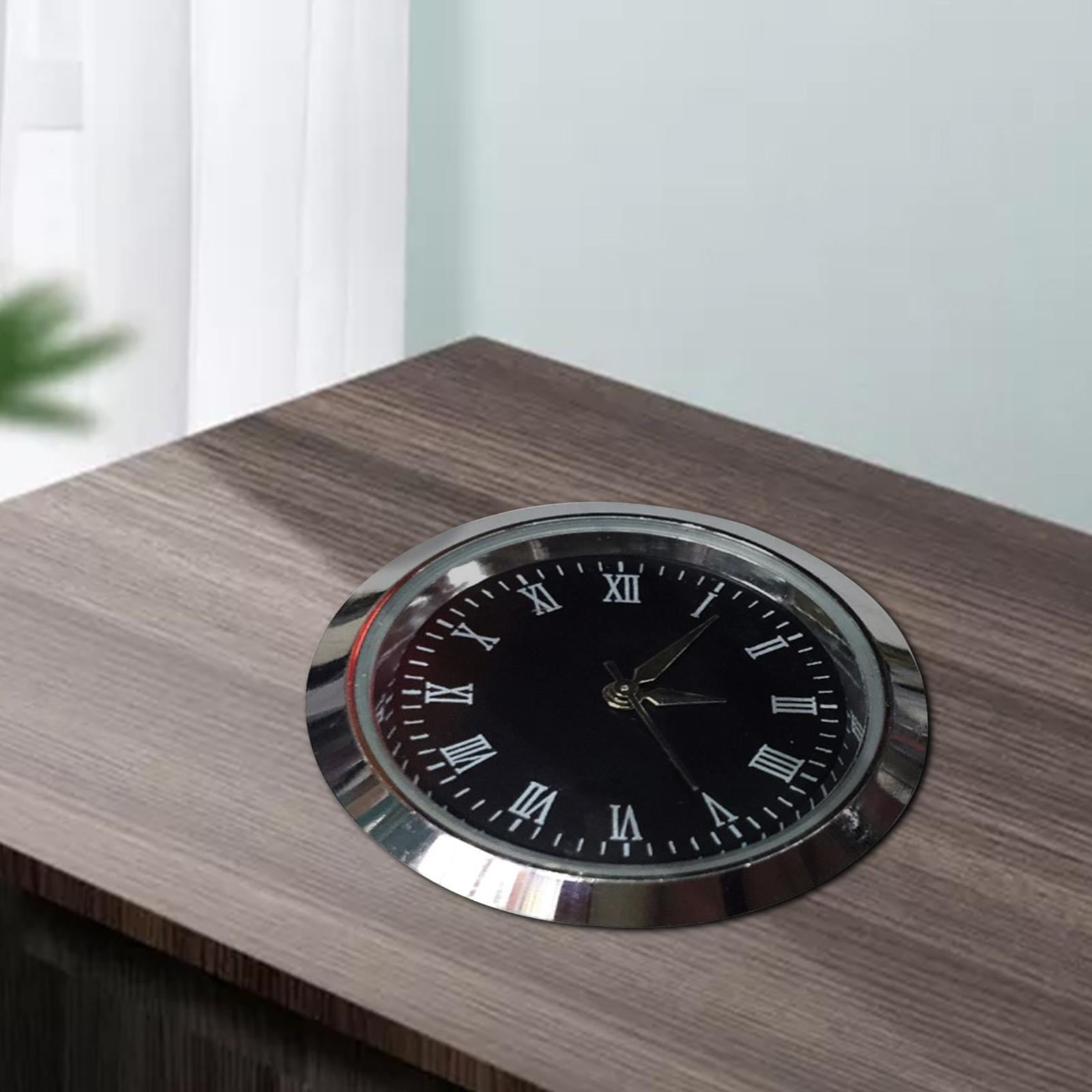 Mini Clock Insert, Quiet Clock Movement, Clock Mechanism, Easy to Read