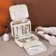 thumbnail image 5 of Bolsa de cosméticos grande con compartimentos, organizador de maquillaje, neceser de viaje para mujeres y niñas, almacenamiento de maquillaje, 5 of 7