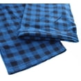 thumbnail image 4 of Comfy Lifestyle Men’s Fleece Plaid Pajama Pants, Soft and Cozy, Lightweight Drawstring Lounge Bottoms with Pockets, Blue Checkered PL16, Medium, 4 of 5