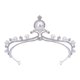 thumbnail image 1 of KAKOWELY Tiara de novia con perlas y diamantes de imitación para niña, corona de boda, diadema de novia con diamantes de imitación, 1 of 3