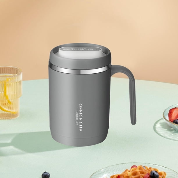 Taza De Café De 450 ML, Taza De Café De Viaje Con Tapa, Taza Aislada Tazas De Te Y Cerveza