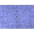 thumbnail image 1 of Ahgly Company Indoor Rectangle Persian Blue Traditional Area Rugs, 2' x 5', 1 of 4
