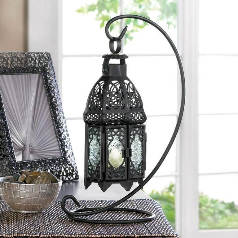 Moroccan Table Lamp Retro Battery Operated Lamps Hanging Candle Holder  Bedside Lamps Night Light Living Room Bedroom Home Decor