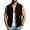 Black, variant on Maqroz Mens Outerwear Vests Faux Suede Sleeveless Jacket Stand Collar Zip Up Daily Coat with Pockets Gray,L