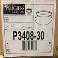 thumbnail image 2 of Progress Lighting P3408-30 1-Light Close-To-Ceiling Fixture, White, 2 of 2