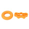 thumbnail image 3 of Hand Grip Strengthener Kit, Washable Silicone Strength Trainer Orange Hand Grip Exerciser Ring  For Finger Recovery, 3 of 8