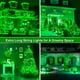 thumbnail image 5 of Guirnalda de luces navideñas Weillsnow, 50 m, 500 LED, verde, impermeable, 5 of 9