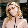 thumbnail image 5 of QSAWXQZ Women's Sun Protection Face Cover Full Face Ear Loop Breathable Stretch Neck Gaiter Free Size, 5 of 5