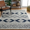 thumbnail image 2 of SAFAVIEH Casablanca Esmond Geometric Area Rug, Ivory/Navy, 4' x 6', 2 of 8