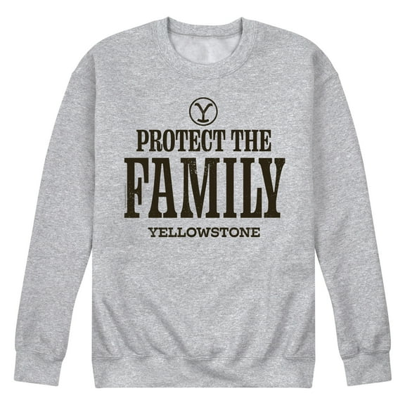 Yellowstone - We Are Family Y Brand - Men's Crew Neck Fleece Pullover