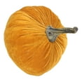 thumbnail image 3 of Tela de calabaza, material de tela pequeño y compacto, tallos retorcidos, decoración de escena de otoño para centros de mesa, vacaciones, amarillo, 3 of 5