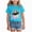 H648-Sky Blue, variant on TOWED22 Toddler Girl Fall Shirt Girls Halloween Shirt Cute Ghost Graphic Short Sleeve Tops Spooky Season Fall T-Shirt,Black