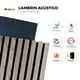thumbnail image 5 of Lambrin Acústico Gris Claro Para Muro Tipo Madera 60x60cm 4pz Panel decorativo, 5 of 7
