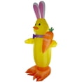 thumbnail image 3 of Northlight Inflatable Lighted Chick with Carrot Outdoor Easter Decoration - 6', 3 of 5
