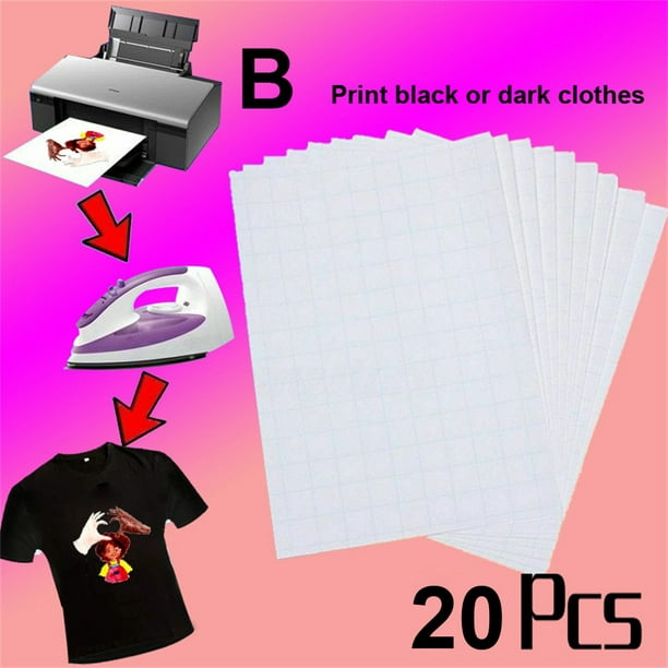 jovati Transfer Paper for T Shirts Heat Press Printonme Fabric Transfer  Decal Pape T-Shirt Print on Heat Transfer Paper Sheets Iron on Transfer  Paper
