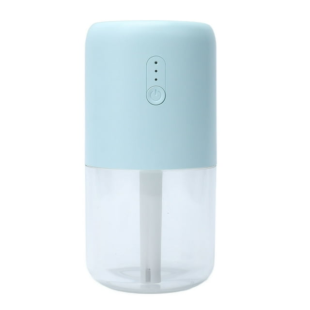 280ml Single Spray Humidifier Small Mist Quiet Operation with Warm Atmosphere Light for Car Home Office Desktop
