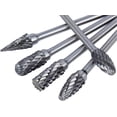 thumbnail image 4 of 10 fresas rotativas de carburo de tungsteno, cabezal de pulido de metal para herramientas rotativas Dremel, amoladoras, carpintería, grabado y pulido de metales., 4 of 7