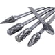 thumbnail image 4 of 10 fresas rotativas de carburo de tungsteno, cabezal de pulido de metal para herramientas rotativas Dremel, amoladoras, carpintería, grabado y pulido de metales., 4 of 7