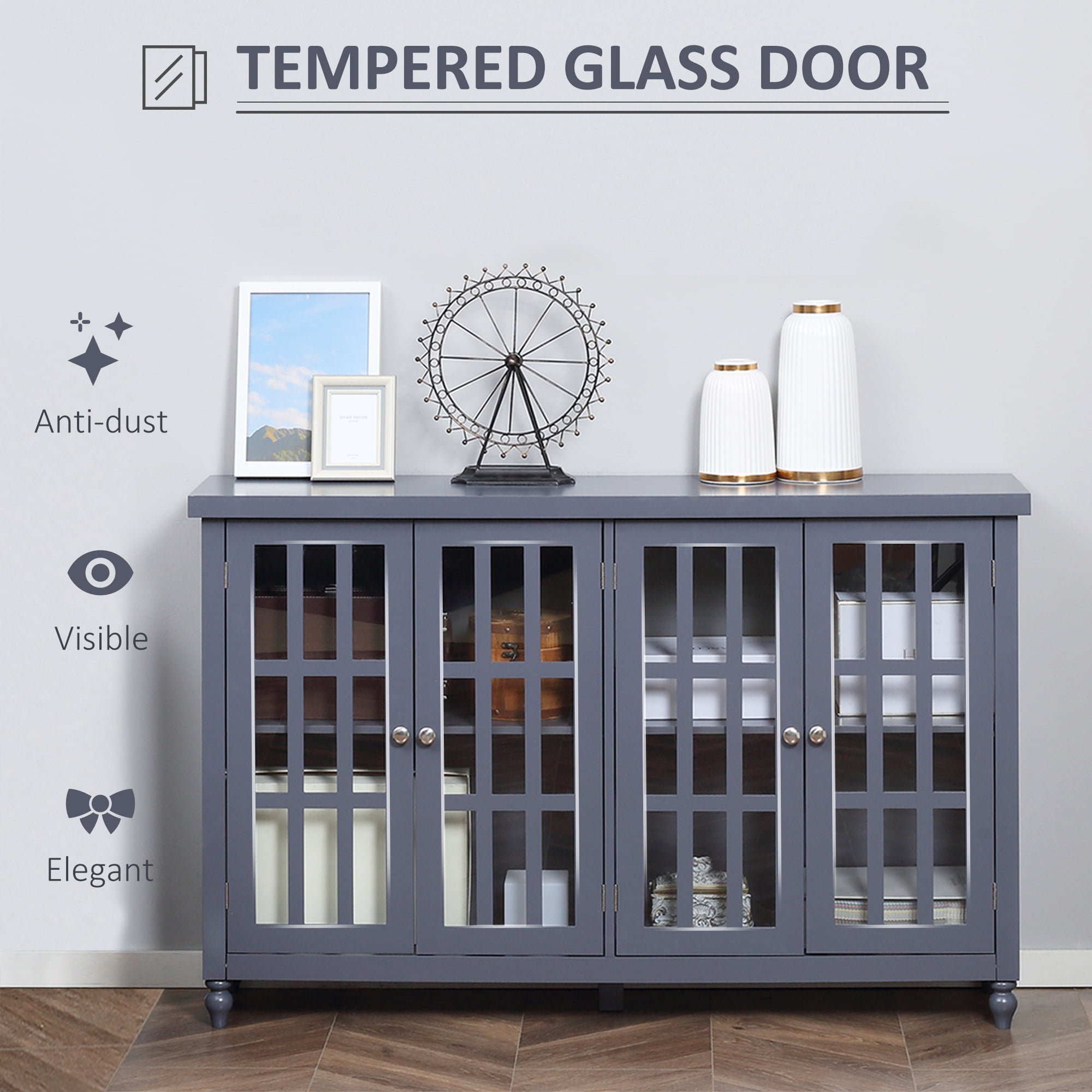 Windham 2 door hot sale cabinet with shelves