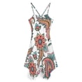 thumbnail image 2 of Paisley Pattern Flower Retro Dress Elegant Party Dresses Evening Dresses Women Dress Long Dresses Sleeveless Dress Ladies Dresses, 2 of 4